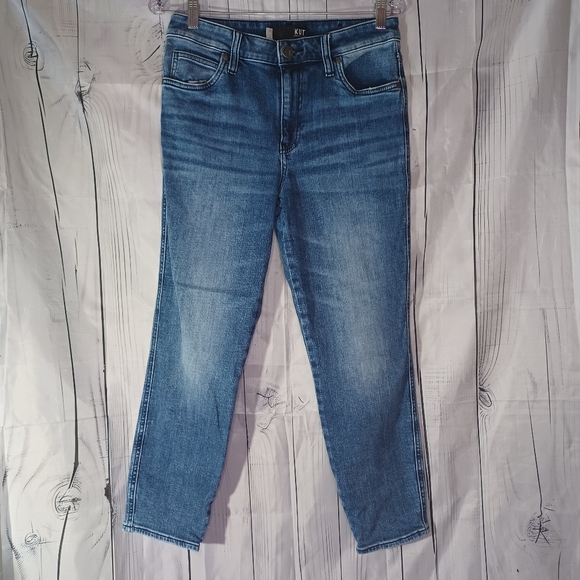 Kut from the Kloth Meghan High Rise Ankle jeans - Picture 1 of 16